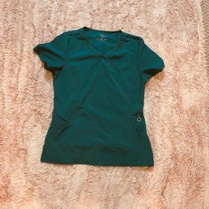 Green scrubs - 2 tops (S&M) and pants (M)